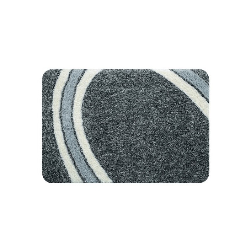 Spirella Bathroom mat Microfiber CURVE 55x65cm Gray Spirella