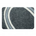 Spirella Badematte Mikrofaser CURVE 60x90cm Grau Spirella