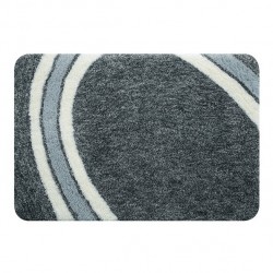Spirella Alfombrilla de Baño Microfibra CURVE 60x90cm Gris Spirella