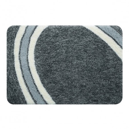 Spirella Alfombrilla de Baño Microfibra CURVE 60x90cm Gris Spirella