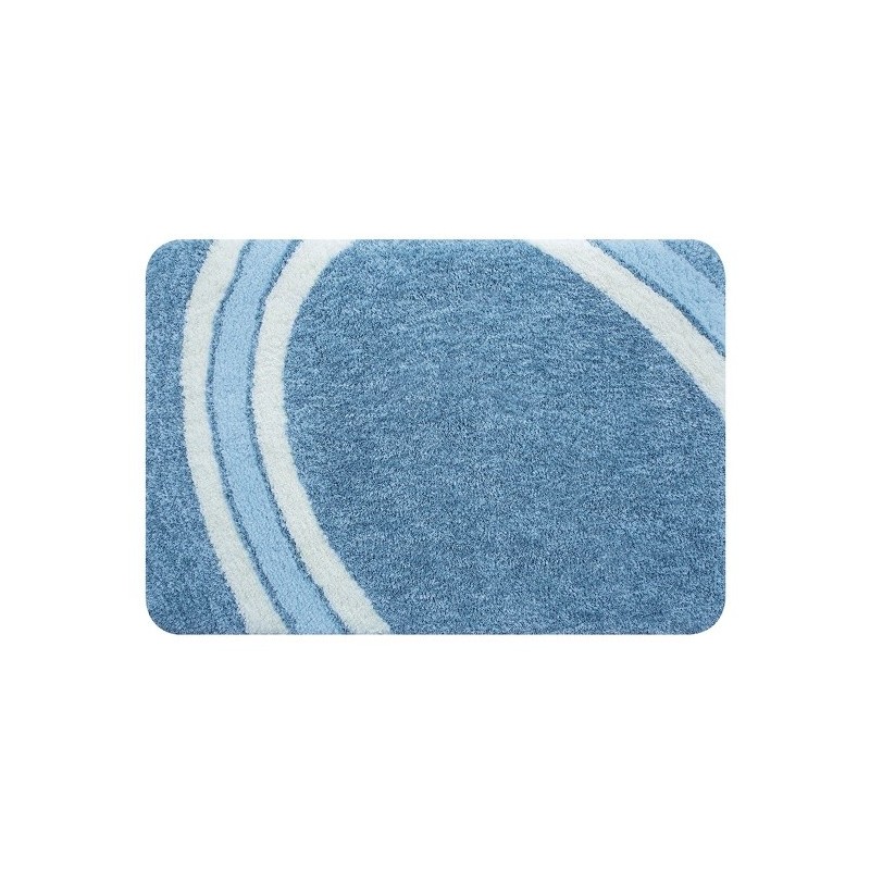 Spirella Alfombra de Baño Microfibra CURVE 55x65cm Azul Spirella