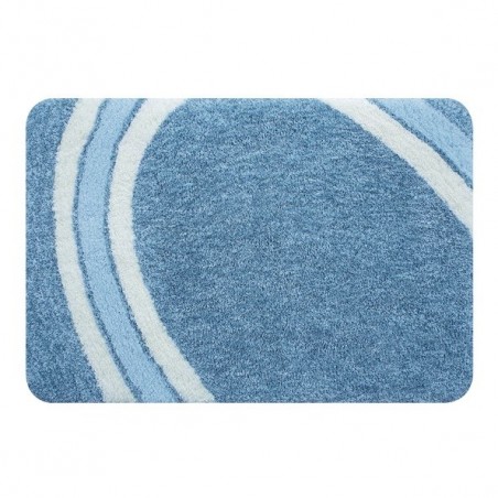 Spirella Bathroom mat Microfiber CURVE 55x65cm Blue Spirella