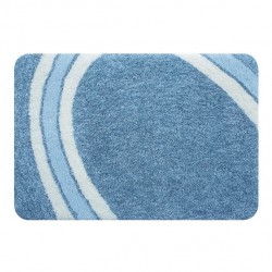 Tapis de bain Microfibre CURVE 70x120cm Bleu Spirella Spirella