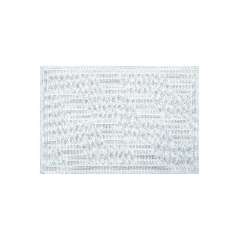 Spirella Badematte CUBO Baumwolle 50x80cm Weiß Spirella