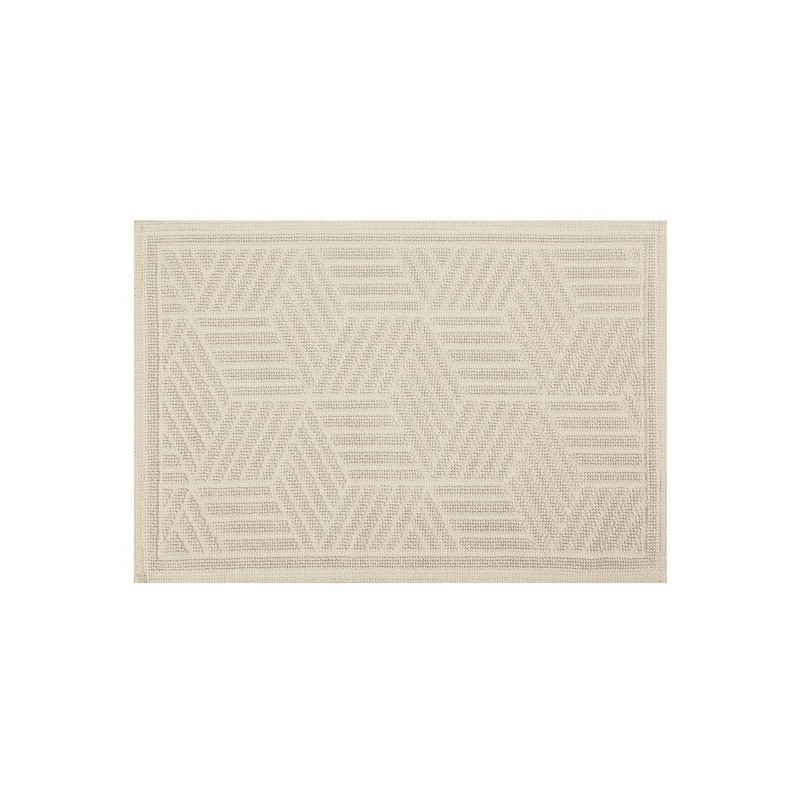 Spirella Alfombra de baño de algodón CUBO 50x80cm Arena Spirella