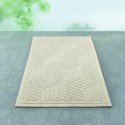 Spirella Alfombra de baño de algodón CUBO 50x80cm Arena Spirella