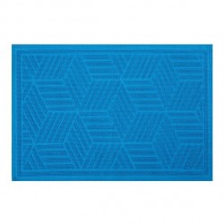 Tapis de bain Coton CUBO 50x80cm Bleu Spirella Spirella