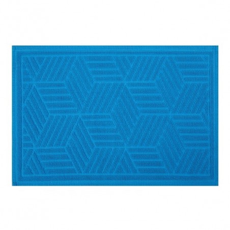 Spirella Alfombra de baño de algodón CUBO 50x80cm Azul Spirella