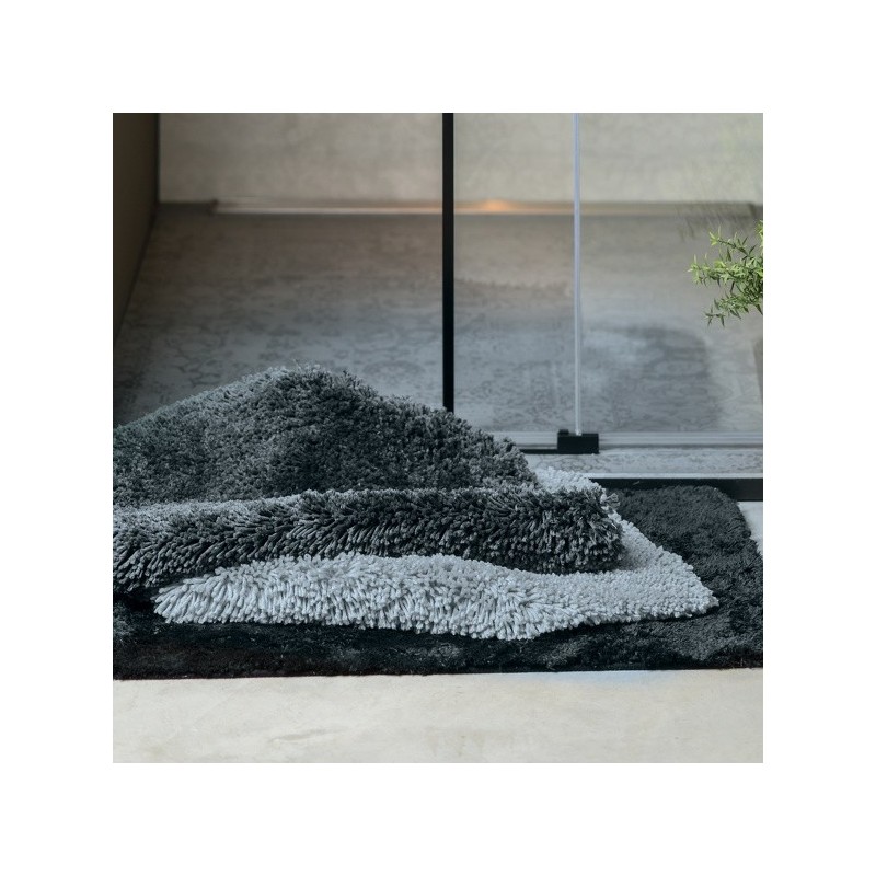 Spirella Bathroom mat HIGHLAND Microfiber 80x150cm Granite Spirella