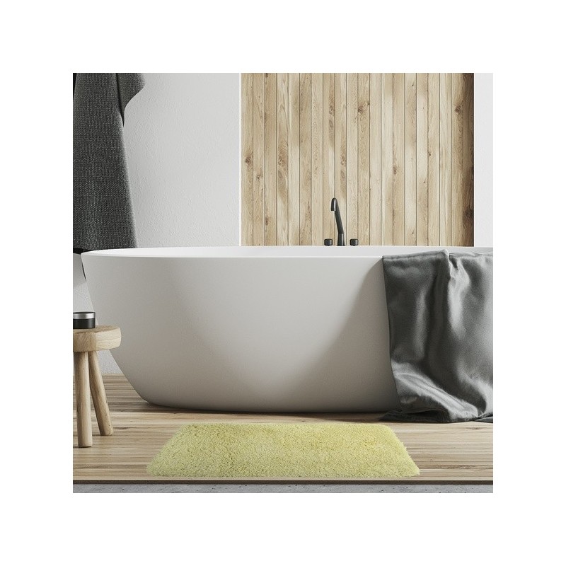 Spirella Bathroom mat HIGHLAND Microfiber 80x150cm Light Yellow Spirella