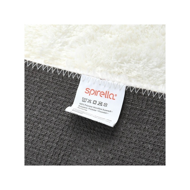 Spirella Badematte FINO Mikrofaser- 60 x 90 cm Weiß Spirella
