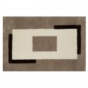 Spirella Tappetino da bagno ANELA poliestere 60x90cm Marrone Spirella