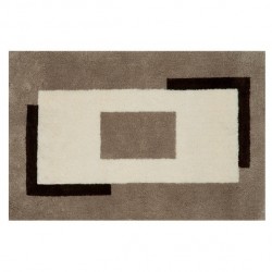 Tapis de bain Polyester ANELA 60x90cm Marron Spirella Spirella
