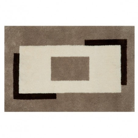 Tapis de bain Polyester ANELA 60x90cm Marron Spirella Spirella