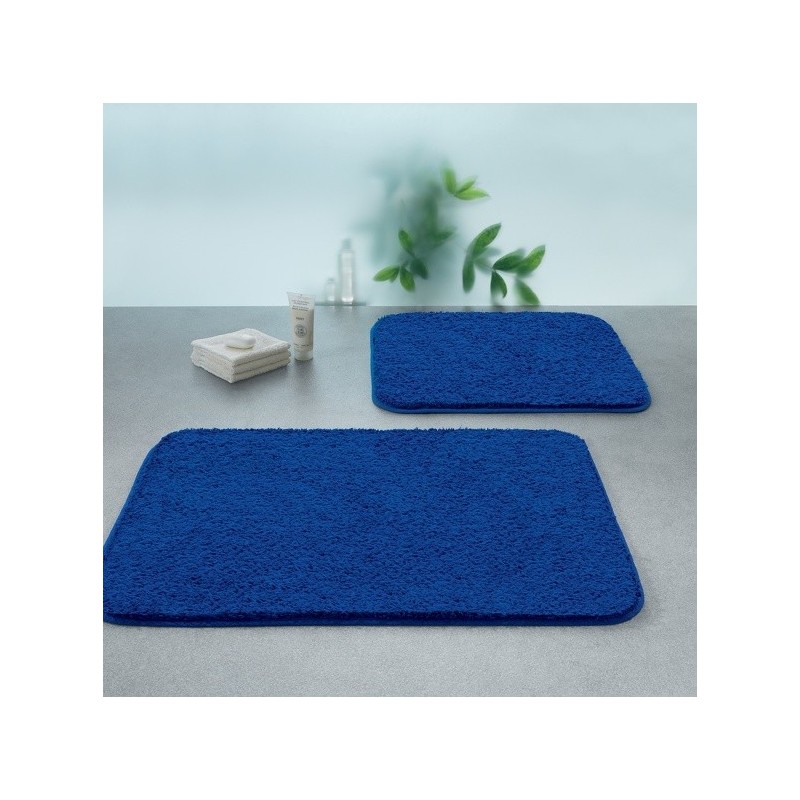 Tapis de bain Coton CAROLINA 70x120cm Bleu Spirella Spirella