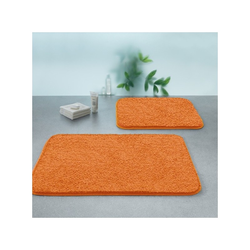 Spirella Bathroom mat CAROLINA Cotton 70x120cm Orange Spirella
