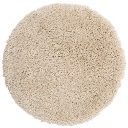 Spirella Alfombra de Baño Redonda Microfibra HIGHLAND Ø 110cm Arena Claro Spirella