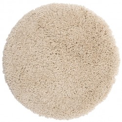 Spirella Round Bathroom mat HIGHLAND Microfiber Ø 110cm Light Sand Spirella