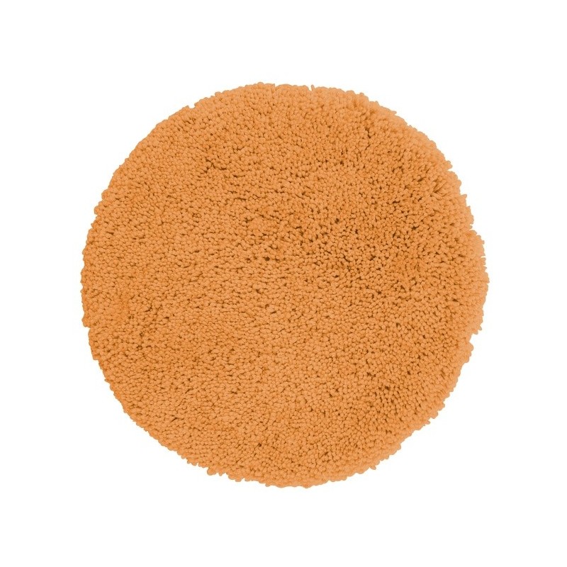 Spirella Round Bathroom mat HIGHLAND Microfiber ø60cm Orange Spirella