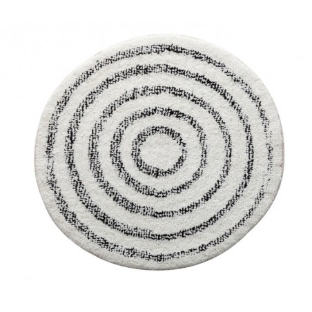 Spirella Bathroom mat SATURN Cotton 60x60cm Black & White Spirella
