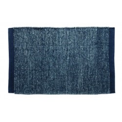 Spirella Bathroom mat CHAMBRAY Cotton 50x80cm Blue