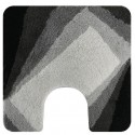Tapis de bain Acrylique KALI 55x55cm Noir & Gris Spirella Spirella