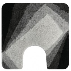Tapis de bain Acrylique KALI 55x55cm Noir & Gris Spirella Spirella