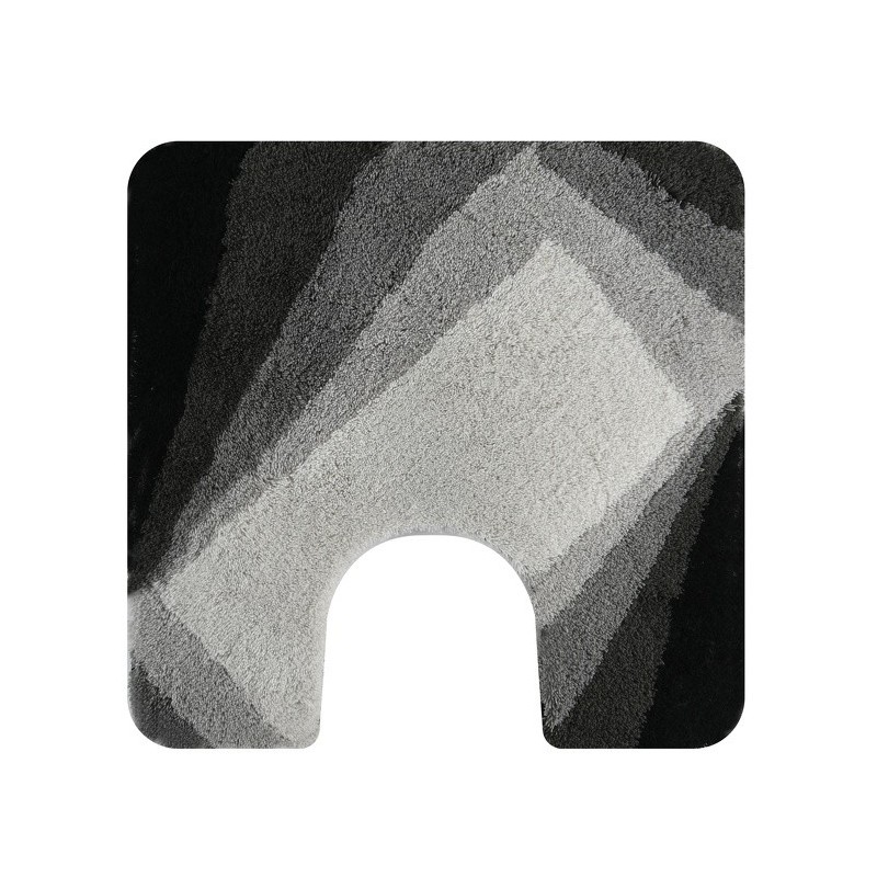 spirella Tapis de bain Acrylique KALI 55x55cm Noir & Gris Spirella