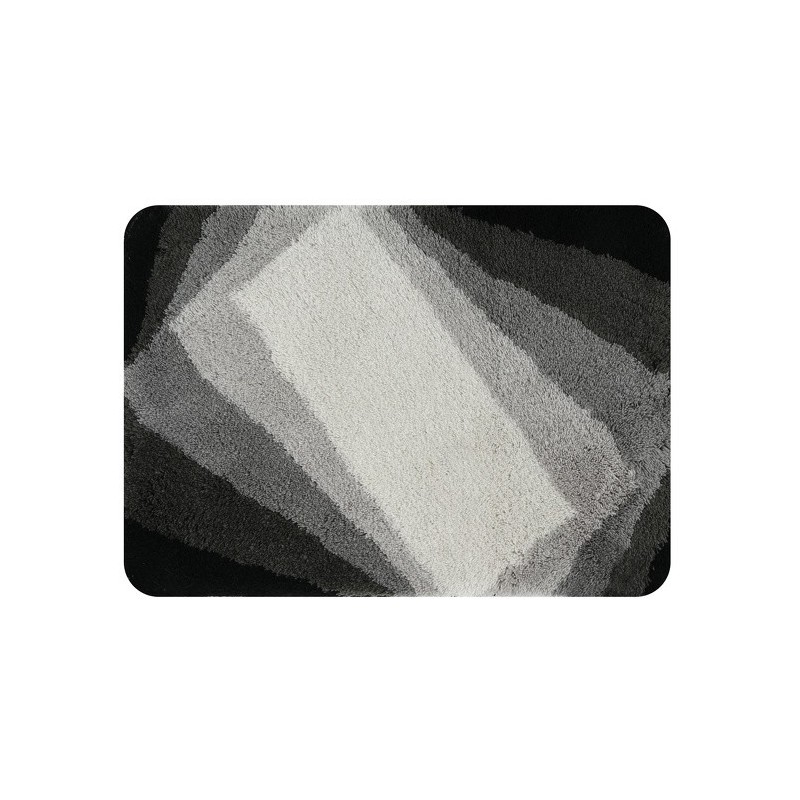 spirella Spirella Tapis de bain Acrylique KALI 50x70cm Noir & Gris