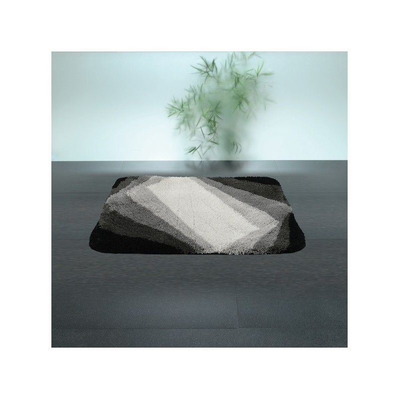 Spirella Alfombra de Baño Acrílico KALI 50x70cm Negro y Gris Spirella