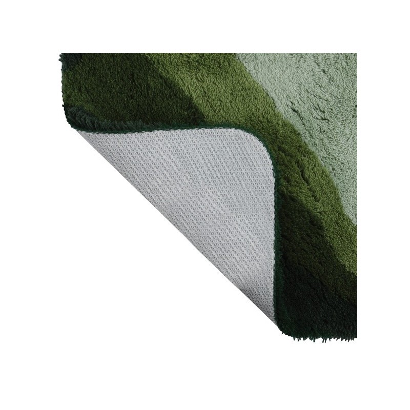 Spirella Alfombra de baño acrílica KALI 70x120cm Verde Spirella