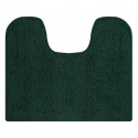 MSV Lavabo & Wc Alfombra de Baño Algodón 45x35cm Verde Oscuro MSV