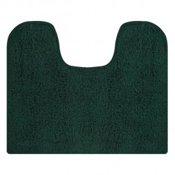 MSV Lavabo & Wc Alfombra de Baño Algodón 45x35cm Verde Oscuro MSV