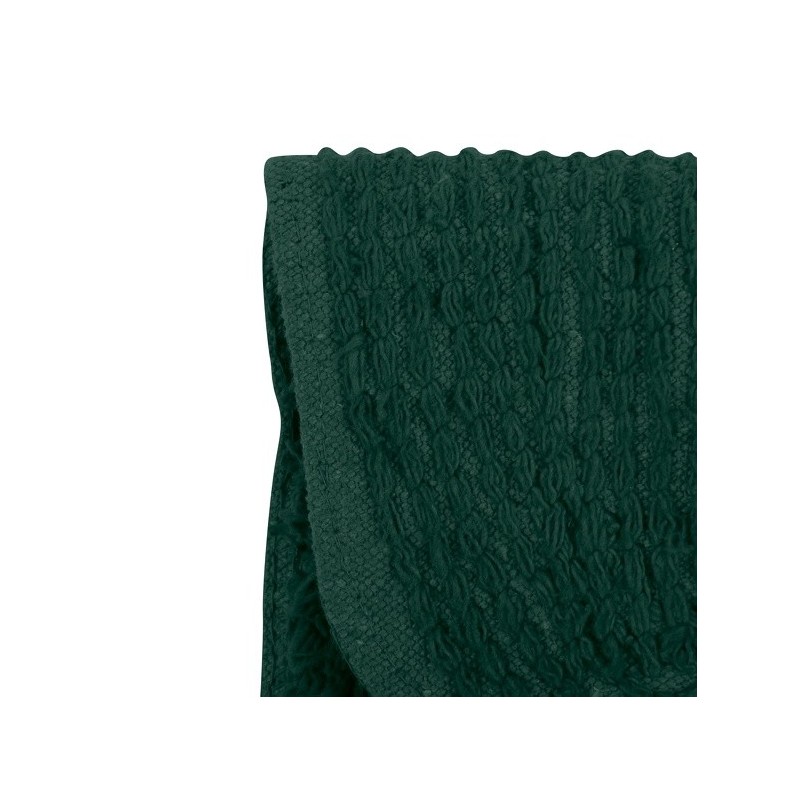 MSV Tappetino da bagno Lavabo & Wc Tappeto Bagno Cotone 45x35cm Verde scuro MSV