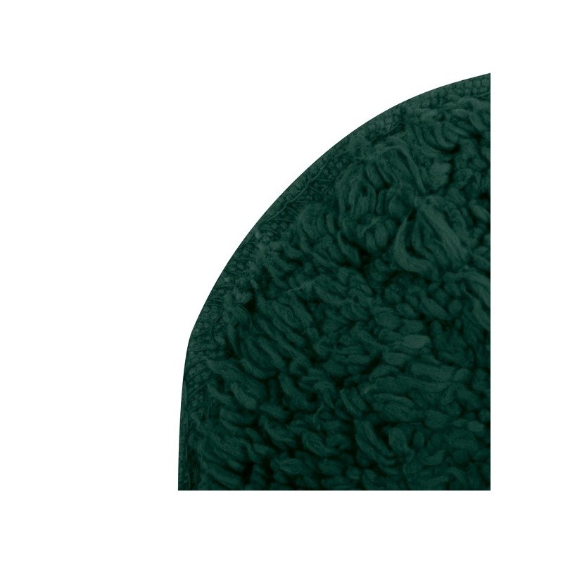 MSV Lavabo & Wc Alfombra de Baño Algodón 45x35cm Verde Oscuro MSV