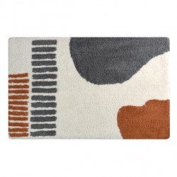 Spirella Tappetino da bagno TEIVA 50x80cm Terracotta & Ecru Spirella