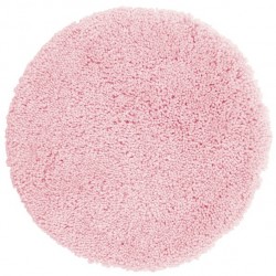 Spirella Round Bathroom mat HIGHLAND Microfiber ø60cm Light Pink