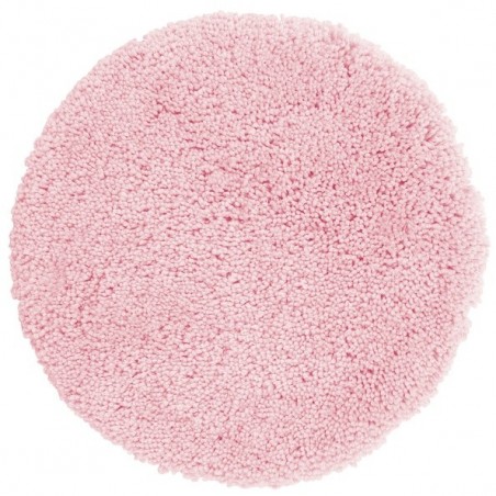 Spirella Round Bathroom mat HIGHLAND Microfiber ø60cm Light Pink Spirella