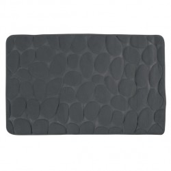 Tapis de bain Microfibre PEBBLE 50x80cm Gris foncé MSV