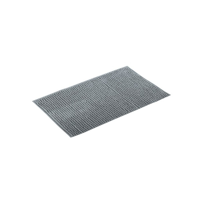 MSV Badematte CHENILLE Mikrofaser 40x60cm Hellgrau MSV