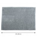 Tapis de bain Microfibre CHENILLE 40X60cm Gris clair MSV MSV