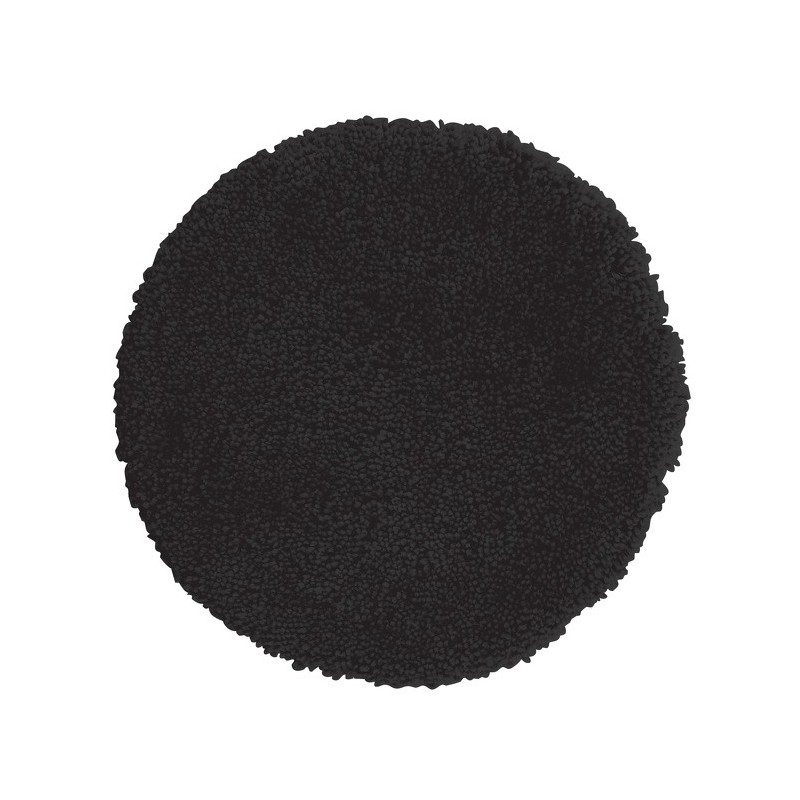 Spirella Badematte Runde Mikrofaser HIGHLAND Ø110 cm Schwarz Spirella