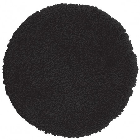 Tapis de bain rond microfibre HIGHLAND Ø110cm Noir Spirella Spirella