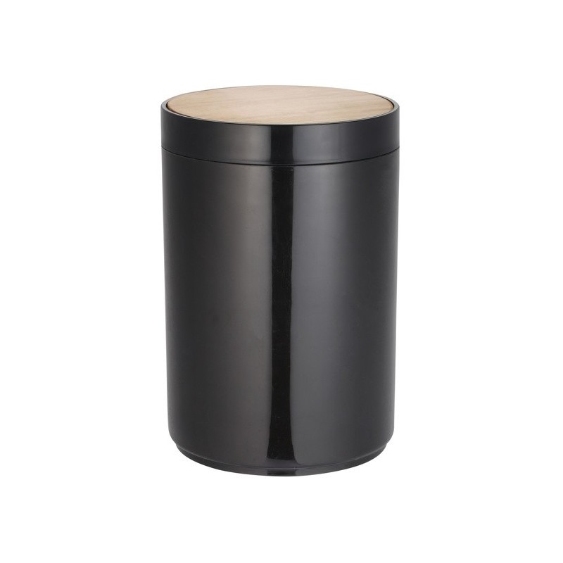 MSV Tipping bin PP & Bamboo OSLO 5L Black MSV
