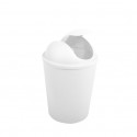 Poubelle à bascule PP AKO 5,5L Blanc MSV MSV
