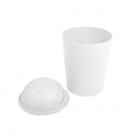 MSV Cubo de basura basculante Polipropileno AKO 5,5L Blanco MSV