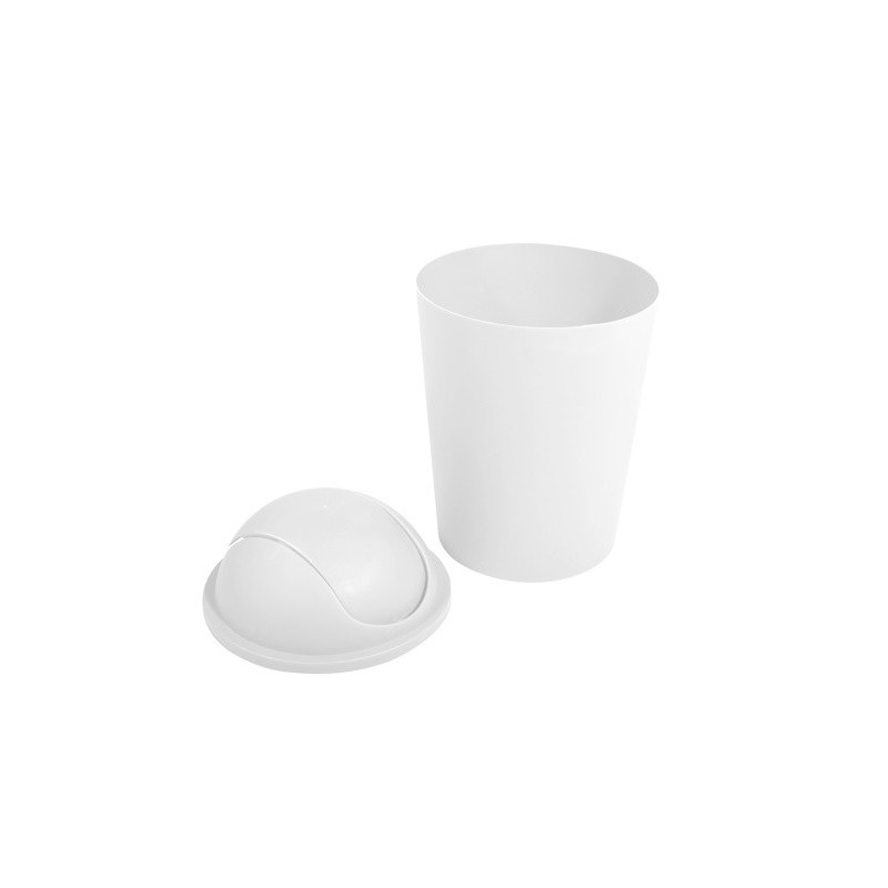 MSV Pattumiera da bagno manuale PP AKO 5.5L bianco MSV