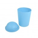 MSV Schwingdeckeleimer PP AKO 5,5L Himmelblau MSV