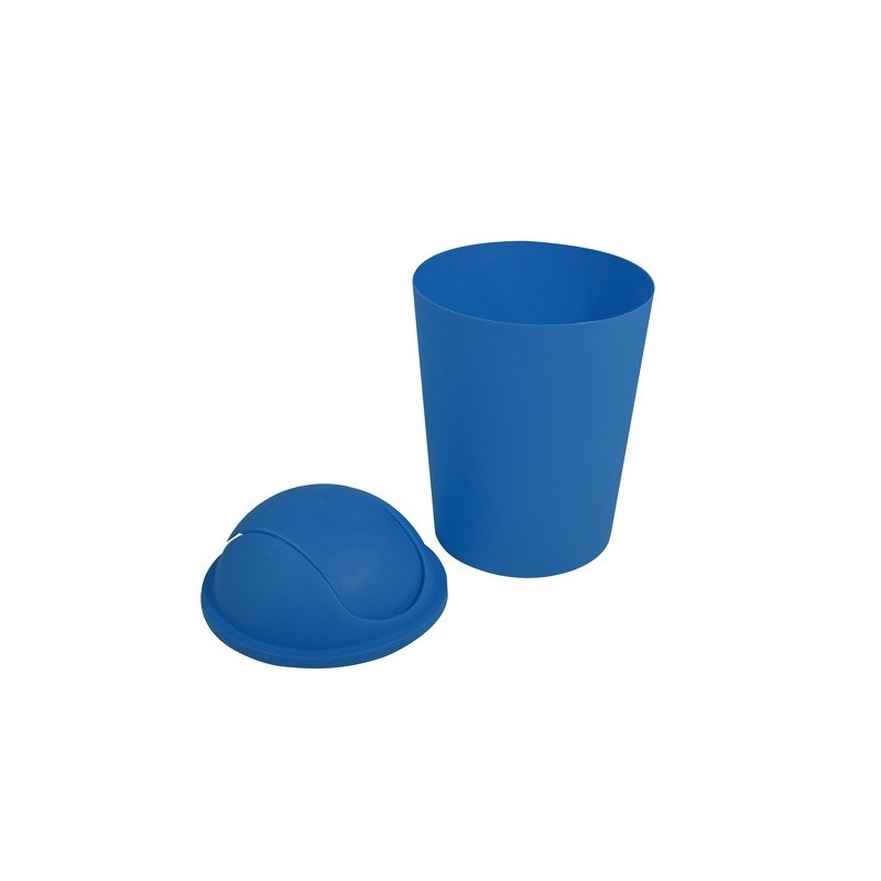 MSV Pattumiera da bagno manuale PP AKO 5.5L blu navy MSV
