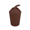 Poubelle à bascule PP AKO 5,5L Marron Chocolat MSV MSV